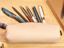 Round Pencil Case (Veg Tan)